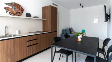 Apartment mit Küche