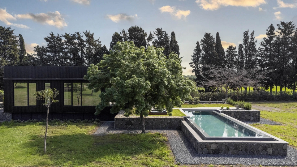 Eco lodge avec piscine privée