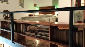 Mezzanine avec lit double