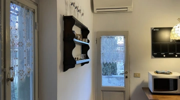 Porte-fenêtre dans la cuisine