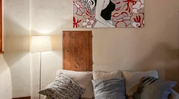 Détail du mobilier du salon