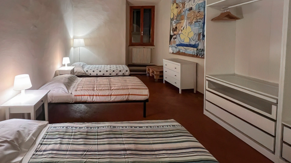 Chambre avec lits simples