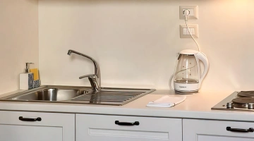 Bouilloire dans la cuisine