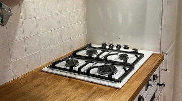 Détail de la plaque de cuisson