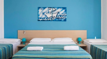 Dettaglio camera tripla