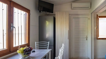 TV e aria condizionata in bungalow