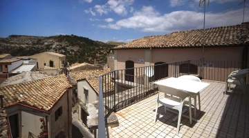 Terrazza con vista in una sistemazione