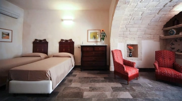 Camera doppia con salottino