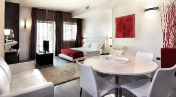 Area soggiorno in Suite