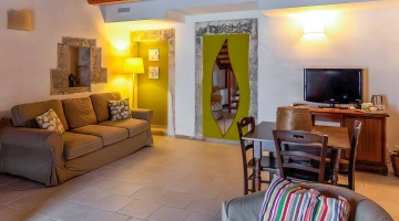 Zona soggiorno in Junior Suite