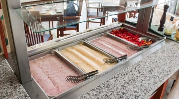 Buffet avec options salées