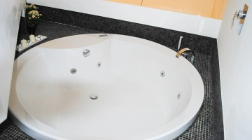 Vasca idromassaggio in Suite