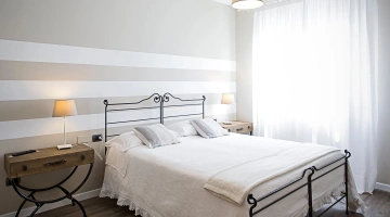 Letto matrimoniale in Family Suite