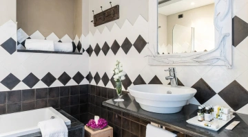 Bagno privato con vasca