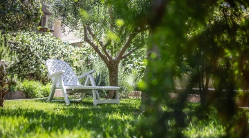 Entspannungsbereich im Freien