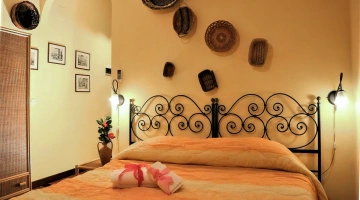 Dettaglio letto matrimoniale