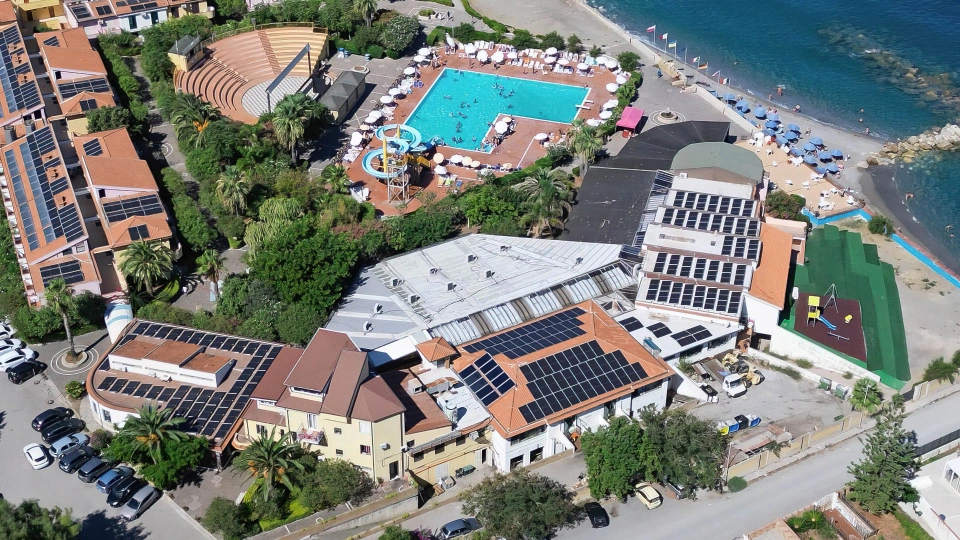 Structure vue du dessus