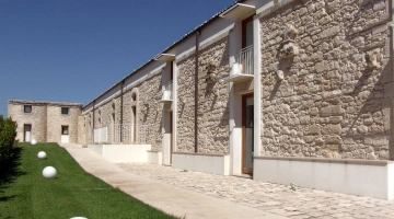 Esterno in pietra della struttura