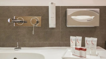 Bagno privato con set di cortesia