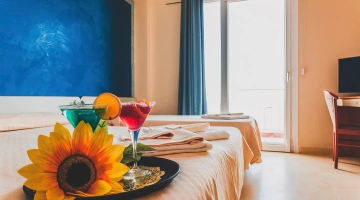 Cocktail servi dans votre chambre