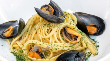 Primo piatto al ristorante