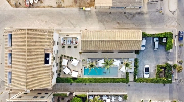 Vista aerea della struttura