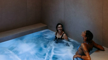 Vasca idromassaggio in Spa