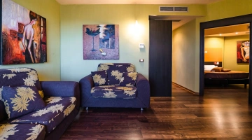 Area soggiorno in Suite