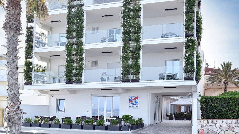 Façade de la structure