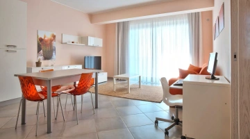 Wohnzimmer einer Dreizimmerwohnung