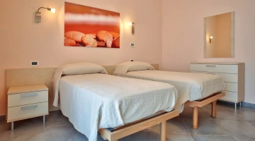 Doppelzimmer mit Einzelbetten