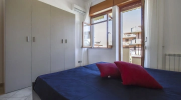 Detail eines Doppelzimmers