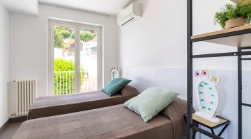 Doppelzimmer mit Einzelbetten