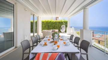 espace repas extérieur