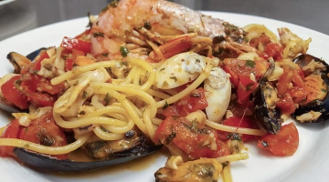 Primo piatto a base di pesce