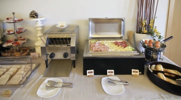 Dettaglio del buffet della colazione