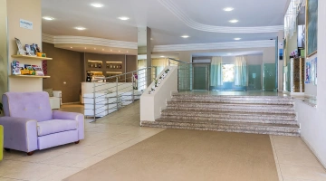 Interior of the structure