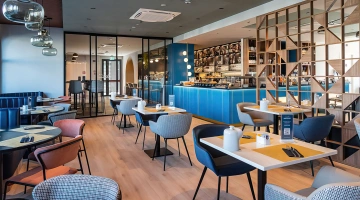 Bar with lounge area