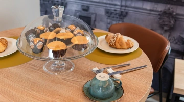 Breakfast at the table