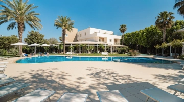 Hotel with outdoor pool