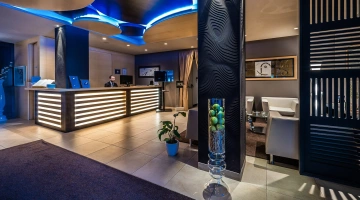 Hall with reception desk