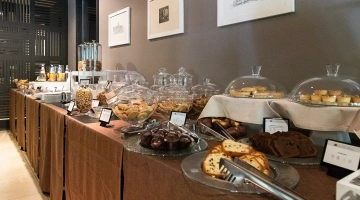 Sweet breakfast buffet