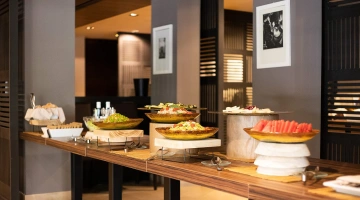 Appetizers and salads buffet