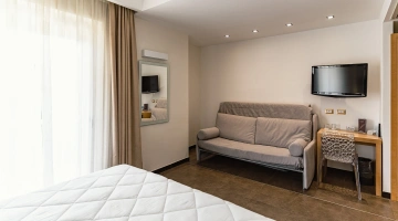 Room with sofa and TV