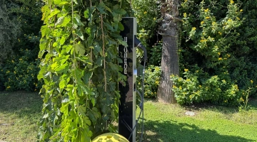Charging station for electric cars