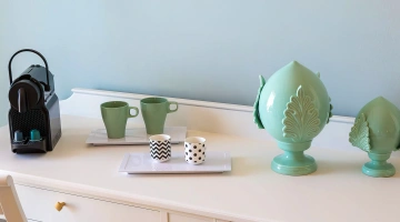 Coffee machine in the room