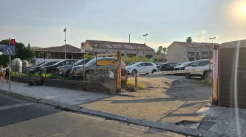 Outdoor parking area