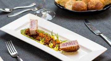 Piatto a base di pesce