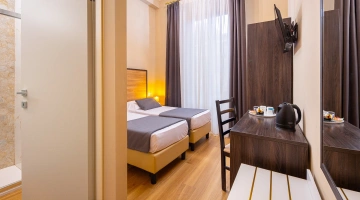 Doppelzimmer mit Einzelbetten