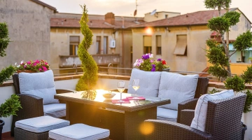 Aperitif auf der Terrasse